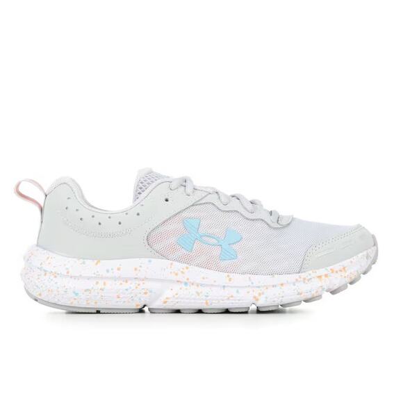 Under Armour Charged Assert 10 Paint Splatter Sz 7.5M Running Shoe - Picture 1 of 10